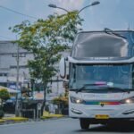 white and black bus on road during daytime